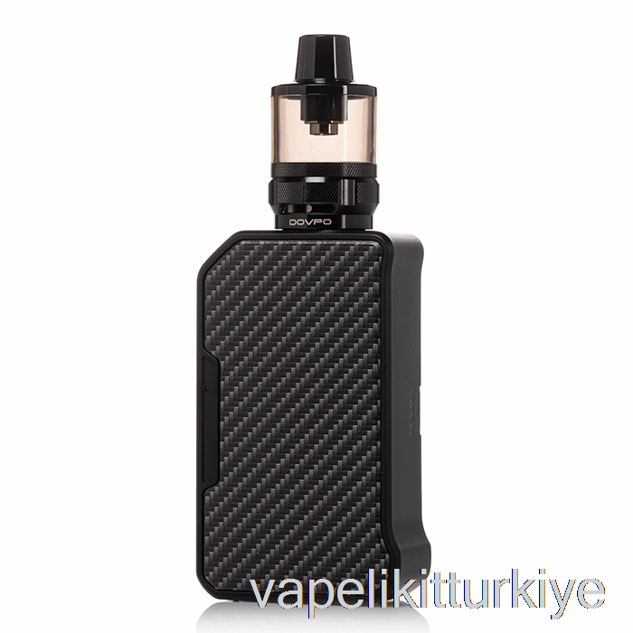 Vape Türkiye Dovpo Mvp 220w Başlangıç ​​kiti Karbon Fiber Siyah